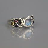 Silver Moonstone Caterina Ring