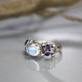 Silver Moonstone Caterina Ring
