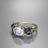 Silver Moonstone Caterina Ring