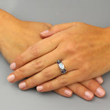 Silver Moonstone Caterina Ring