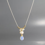 Pearl Opalite Drop Necklace