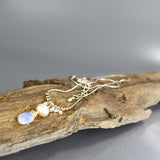 Pearl Opalite Drop Necklace