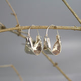Sterling Silver Chunky Hoop Earrings