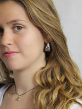 Sterling Silver Chunky Hoop Earrings