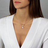 Pearl Opalite Drop Necklace