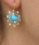 Small Mandala – GF , Turquoise & Apatite