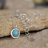 Sterling Silver Amazonite Necklace