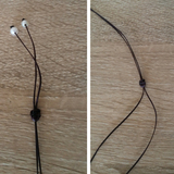 Adjustable Moonstone Choker Necklace