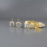 Labradorite Pearl Victoria Set