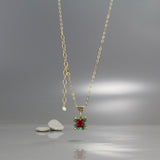 Pink Green Victoria Necklace