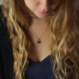 Purple CZ Turquoise Victoria Necklace