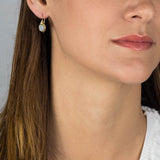Wire Wrapped Aquamarine Earrings