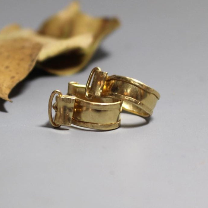 Gold Huggie Hoop Earrings, Hammered Hoop Earrings, Wide Hoop Earrings, Gold Filled or 14K Gold, Chunky Hoop Earrings, Unique Hoops, Wedding