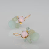 Pastel Swarovski Crystal Bee Earrings