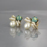 Swarovski Pearl Bee Stud Earrings
