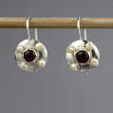 Garnet Earrings and Ring Set