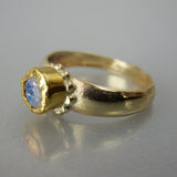 24K Solid Gold Moonstone Gloria Ring
