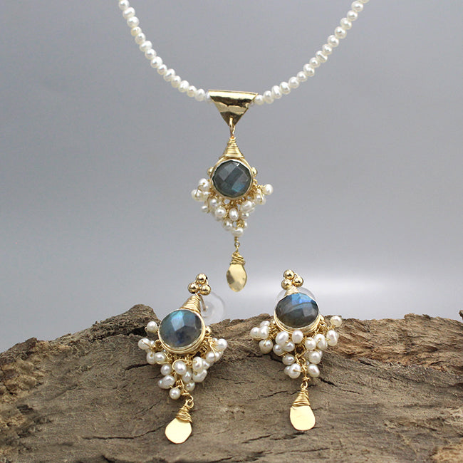 Goddess Necklace and Earring Set