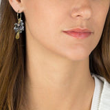 Keshi Pearls Cluster Hoop Earrings