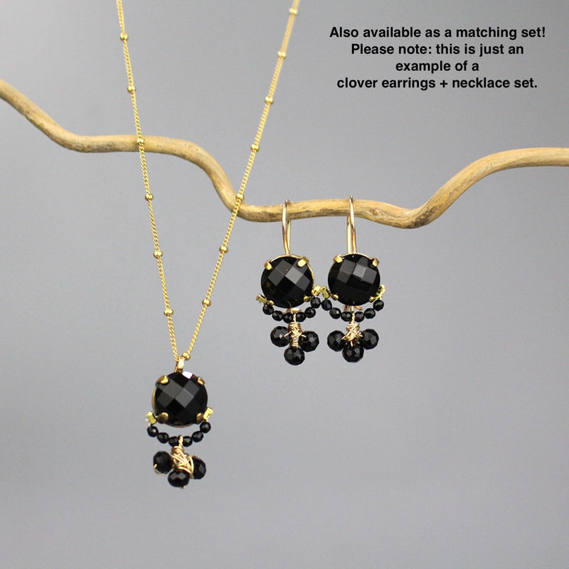 Unique Gemstone Earrings, Amazonite Clover Earrings, Bohemian Earrings, Amazonite Bronze Pearls, Statement Earrings