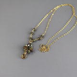 Beaded Necklace, Bee Pendant Necklace, Gemstone Necklace, Swarovski Necklace, Drop Pendant Necklace, Labradorite Necklace, Dainty Necklace