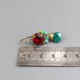 Boho Earrings, Colorful Earrings, Fuchsia Earrings, Amazonite Earrings, Unique Earrings, Summer Jewelry, Small Drop Earrings, Gift for Her
