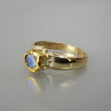 24K Solid Gold Moonstone Gloria Ring