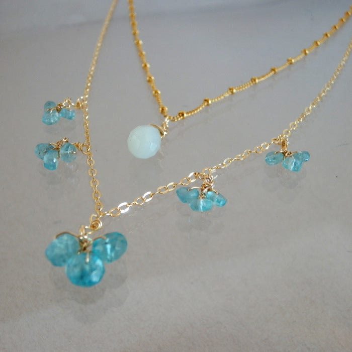 Apatite Layered Necklace