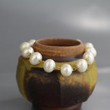 Gold Filled Pearl Chain Bracelet