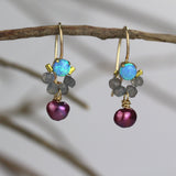 Opal Pink Petite Dancer Earrings