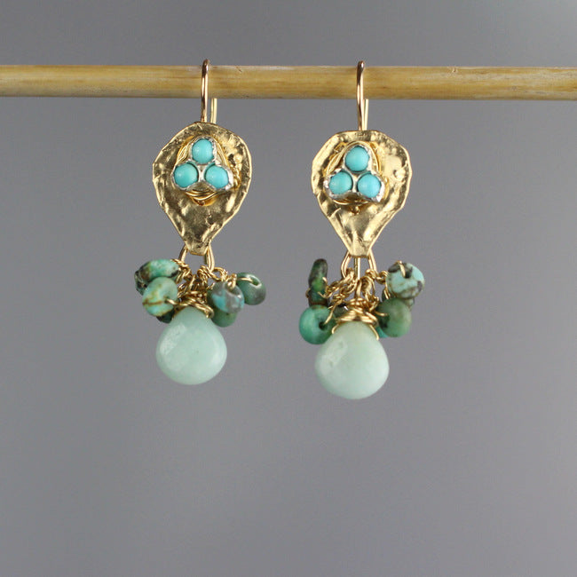 Turquoise Protection Earrings and Necklace