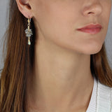 Labradorite Raspberry Cluster Earrings