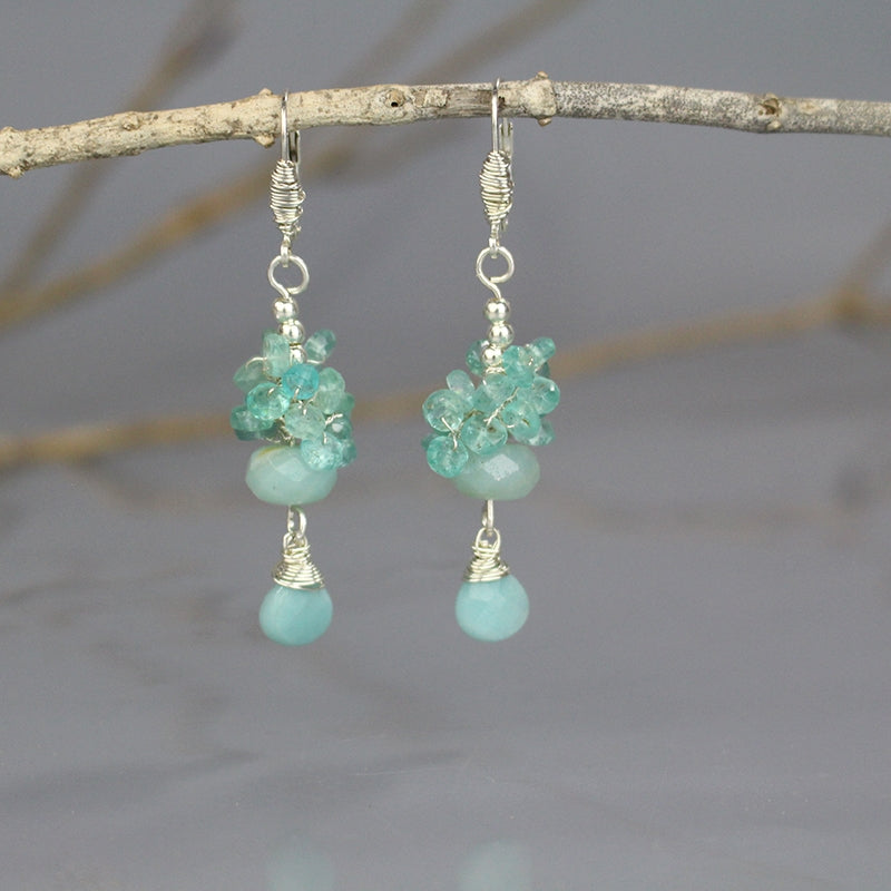 Silver Raspberry Silver Raspberry Cluster Earrings – Yifat Bareket Jewelry Designs