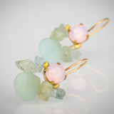 Pastel Swarovski Crystal Bee Earrings